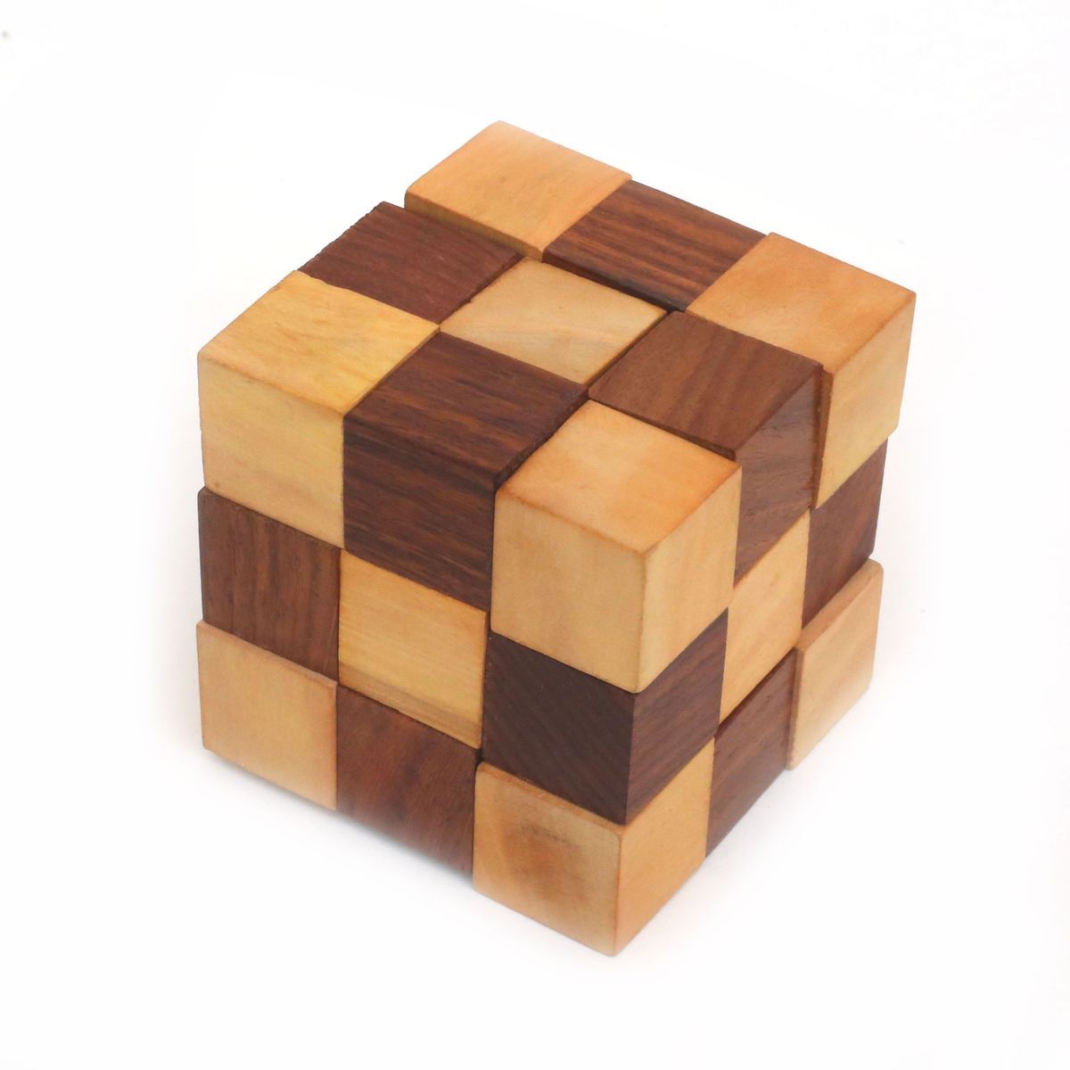 WOODEN  RUBIK CUBE GAME