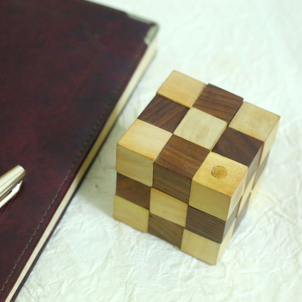 WOODEN  RUBIK CUBE GAME