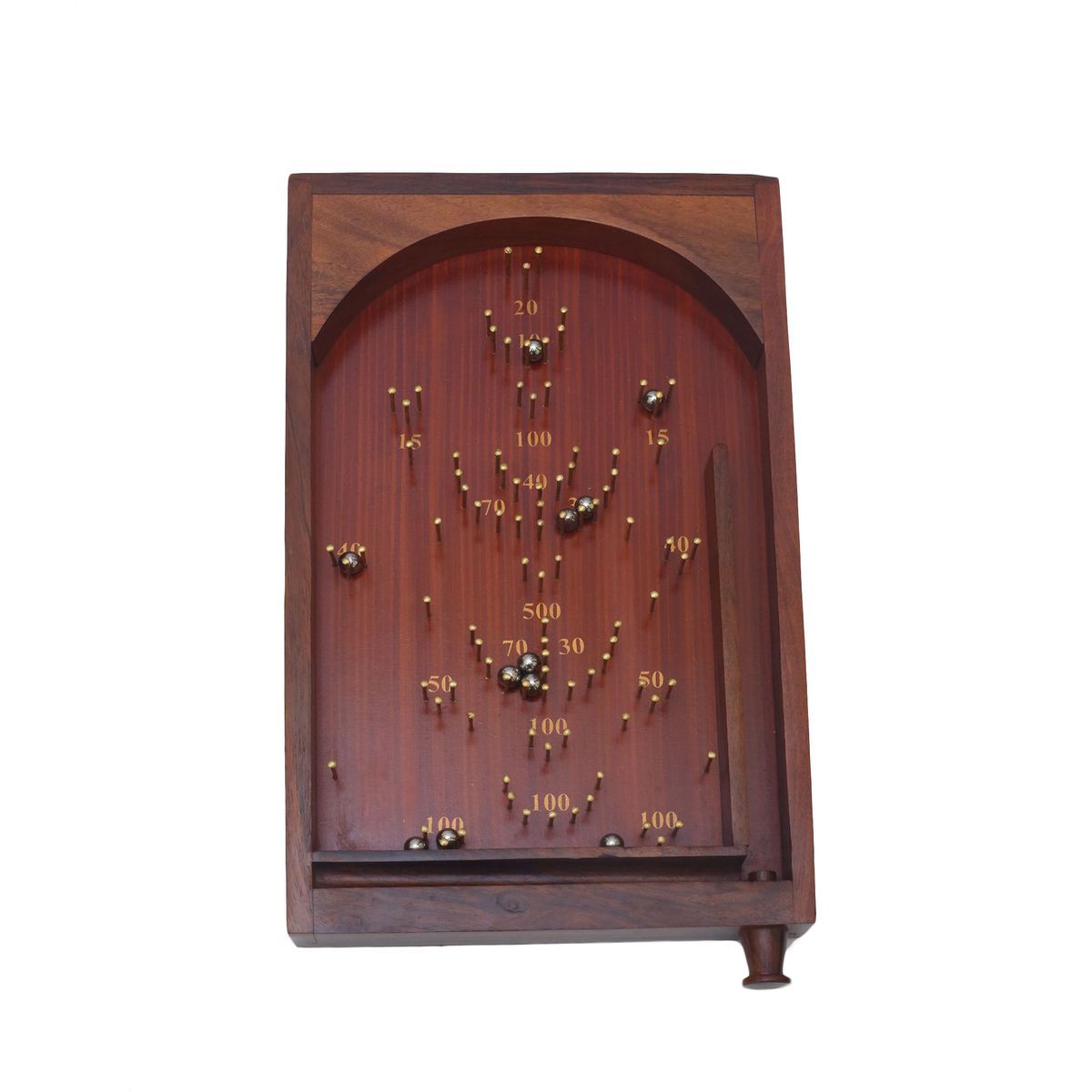 WOODEN  PIN BALL GAME