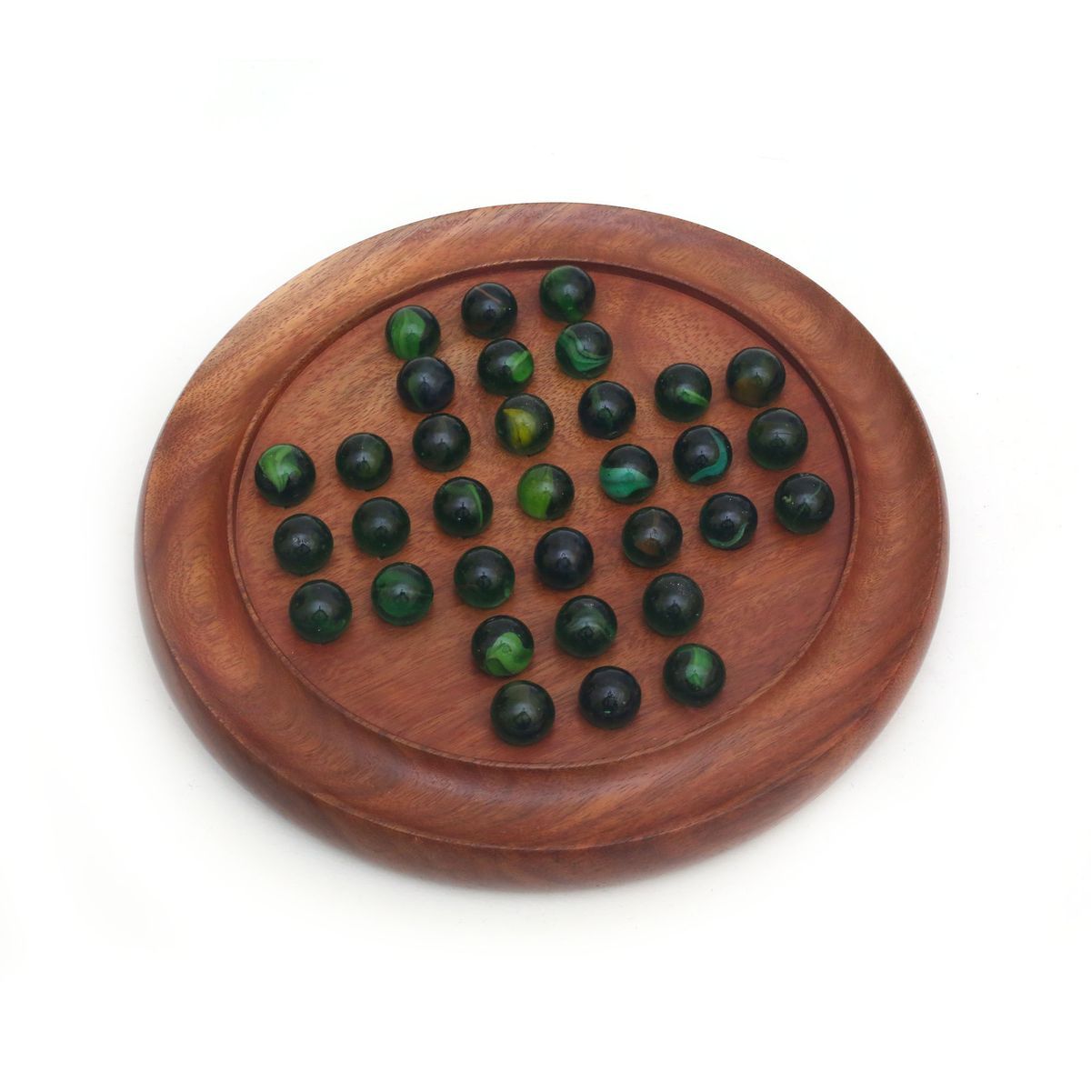 WOODEN SOLITAIRE GAME