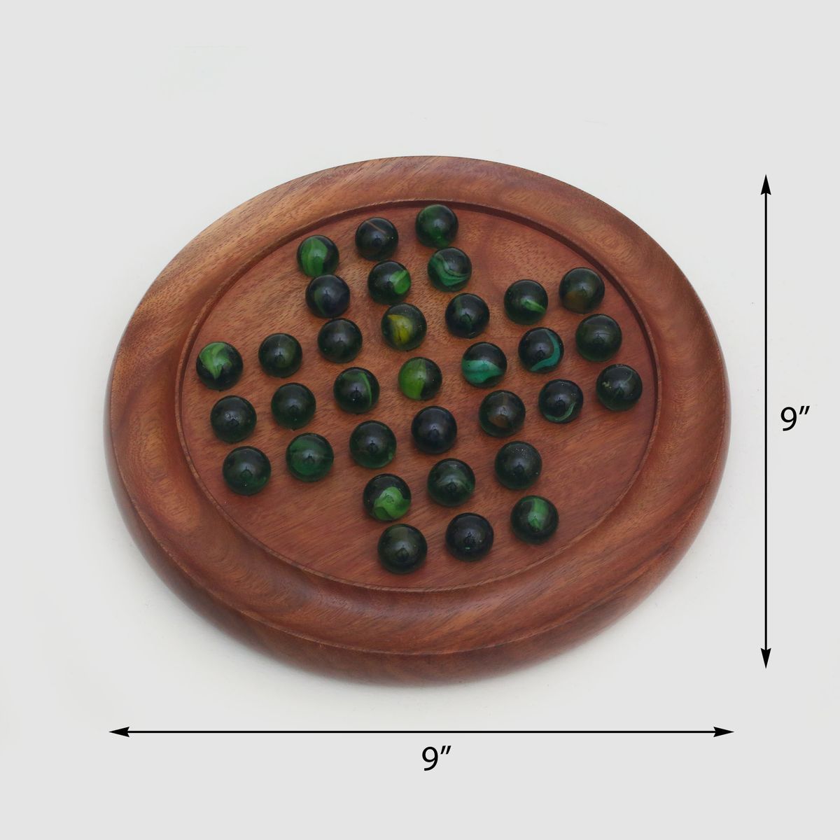 WOODEN SOLITAIRE GAME