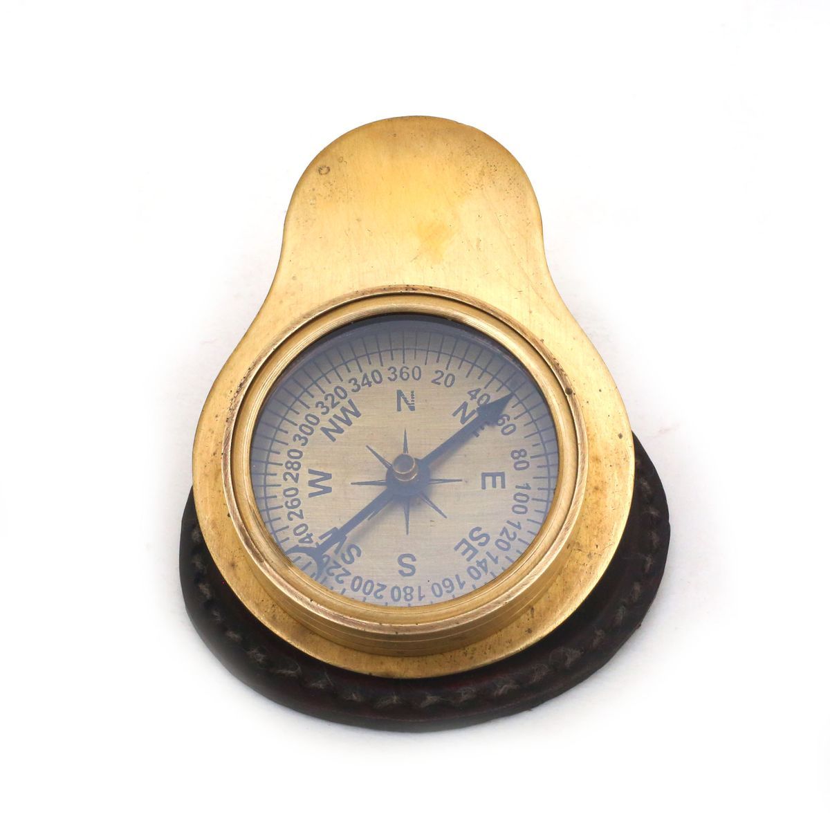 VINTAGE PAPER CLIP WITH COMPASS