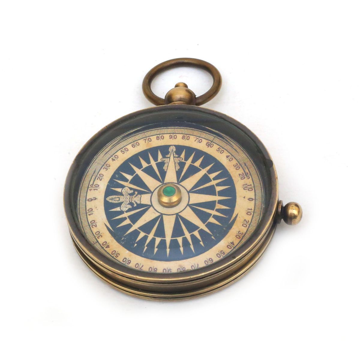 VINTAGE BRASS COMPASS
