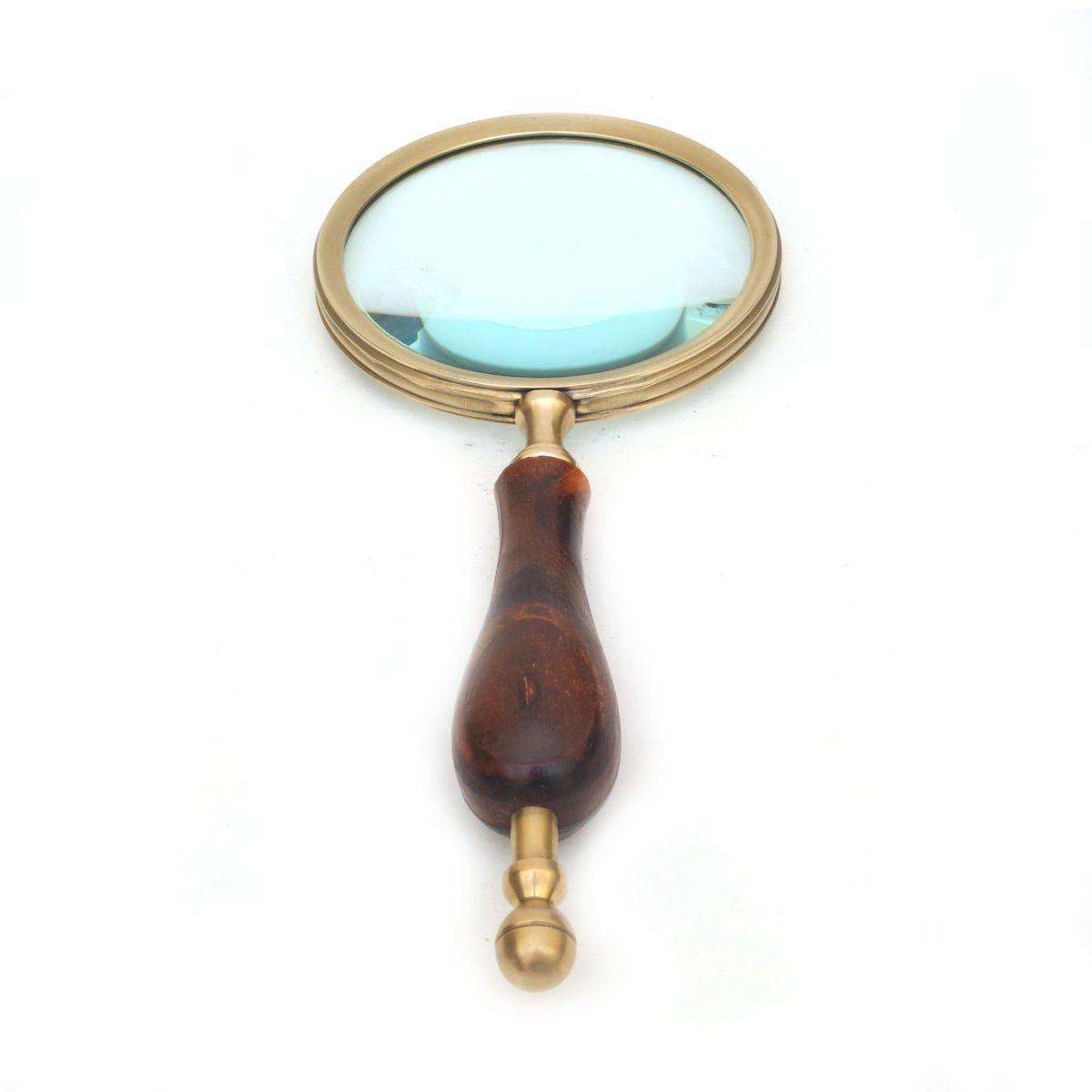VINTAGE BRASS HAND MAGNIFIER