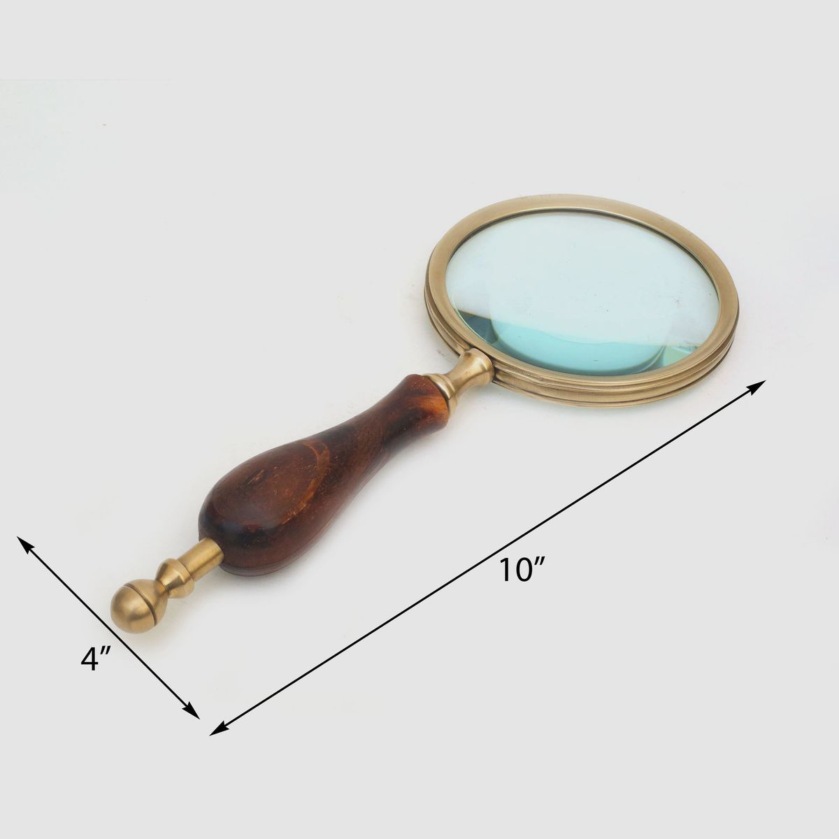 VINTAGE BRASS HAND MAGNIFIER