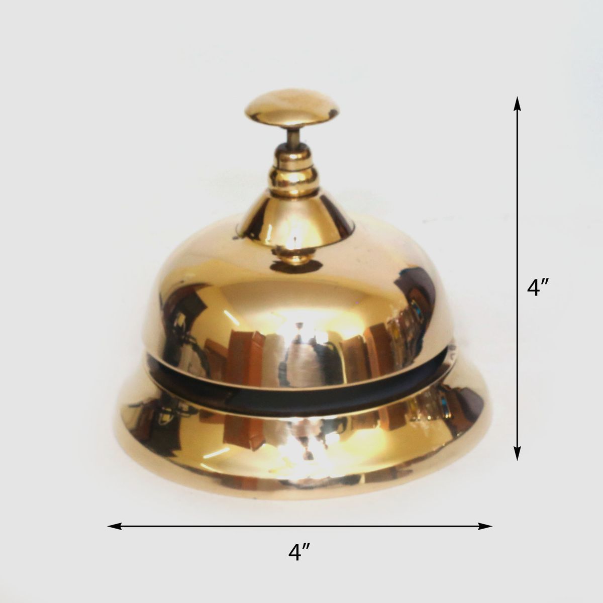 VINTAGE BRASS DESK BELL