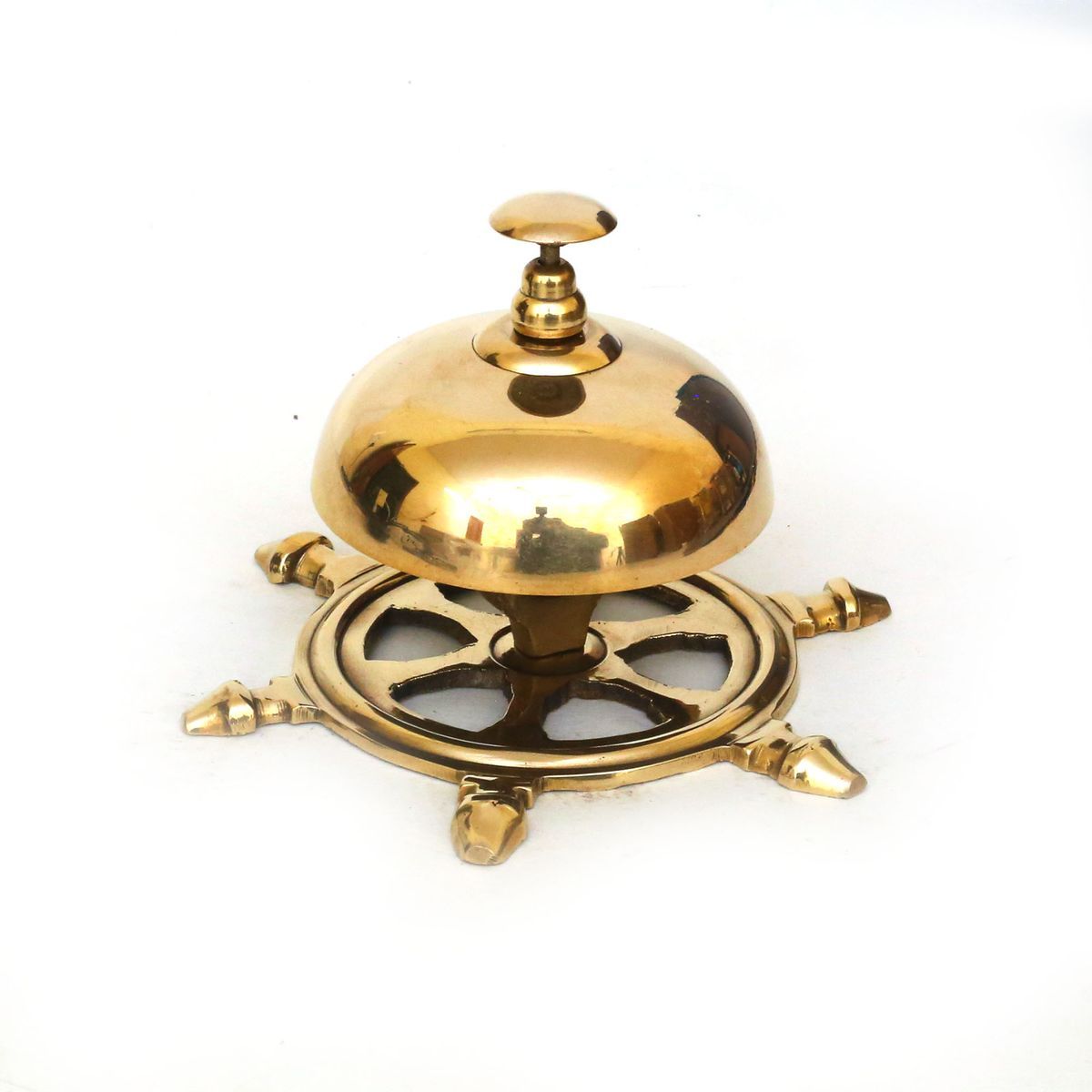 VINTAGE BRASS DESK BELL