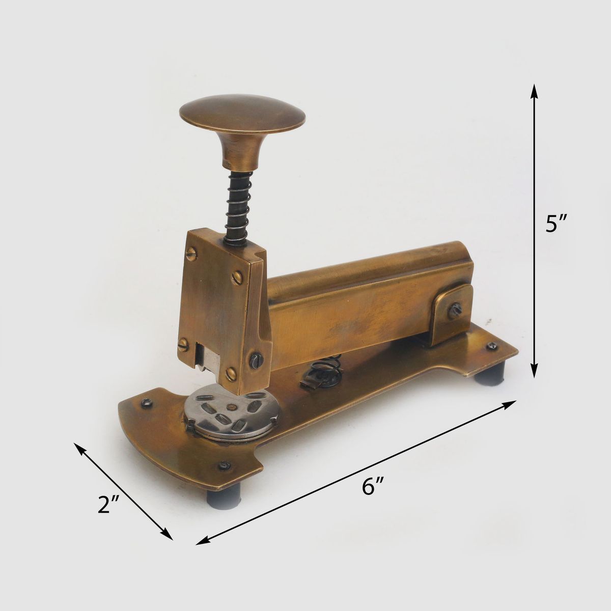 VINTAGE BRASS STAPLER
