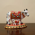 COW AND CALF WITH MEENAKARI WORK FOR HOME DECOR