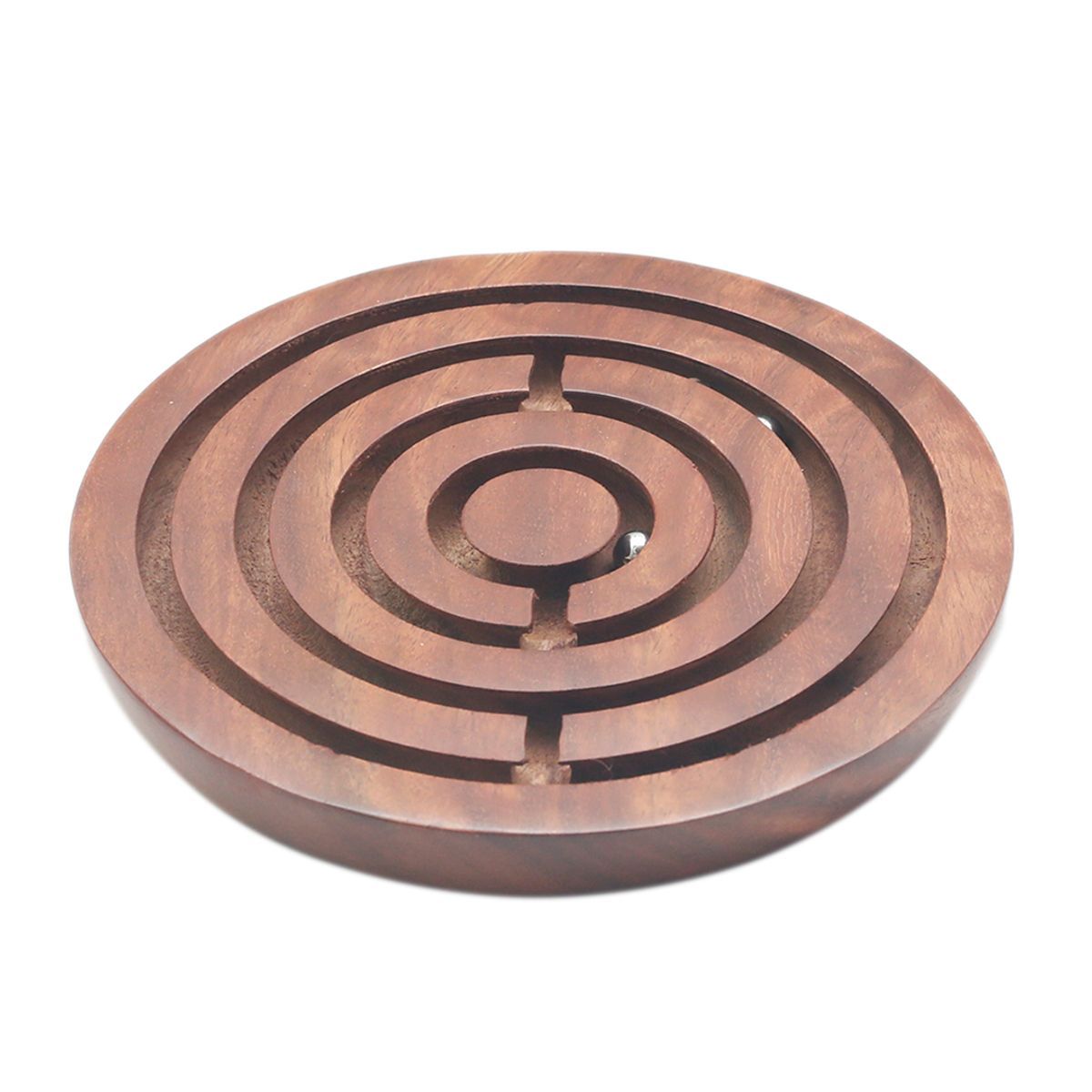WOODEN LABYRINTH BOARD GAME
