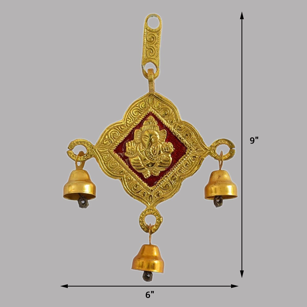 GANESHA WALL HANGING WITH BELL