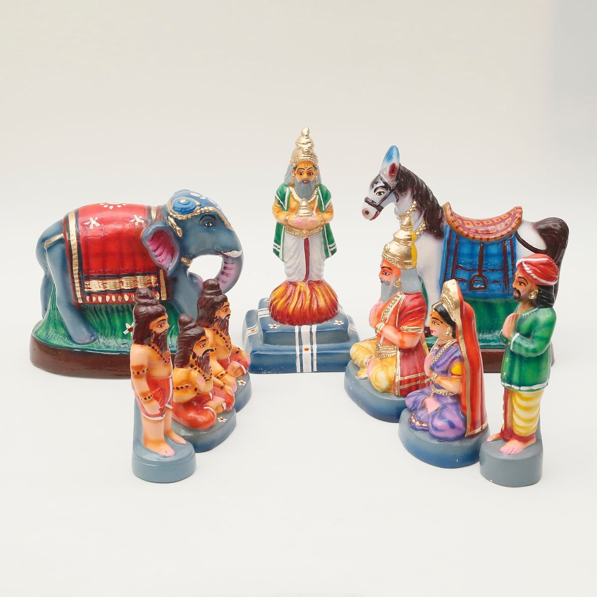 PUTHRA KAMATCHI YAGAM SET OF 9 HANDMADE DUSSERA DO