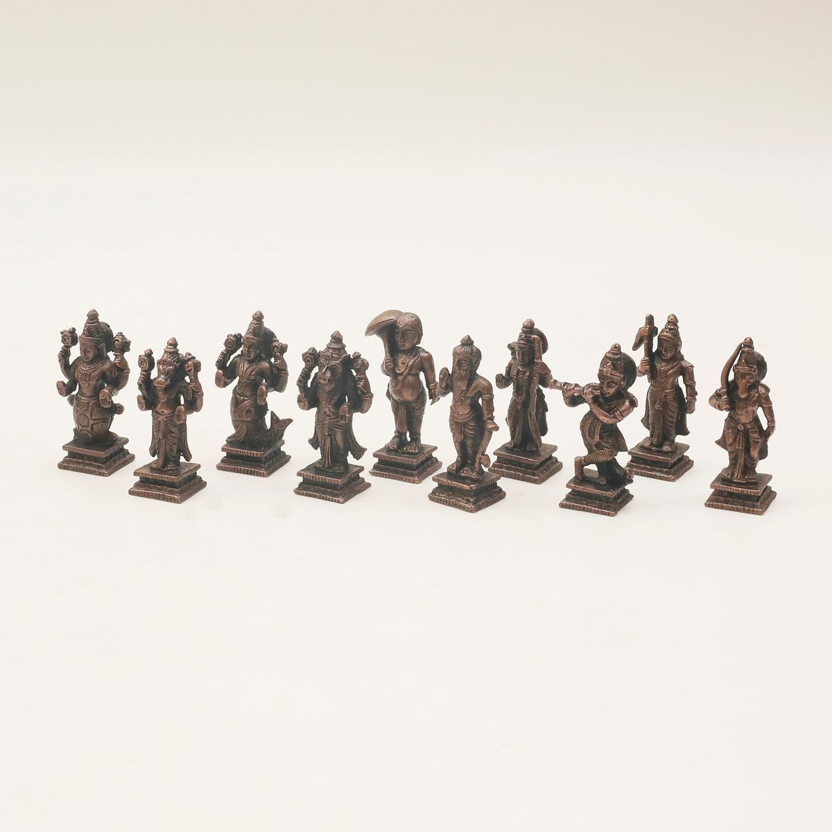 COPPER DASAVATHARA IDOL