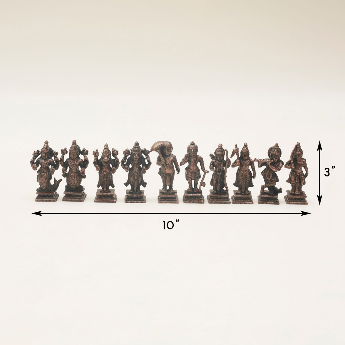 COPPER DASAVATHARA IDOL