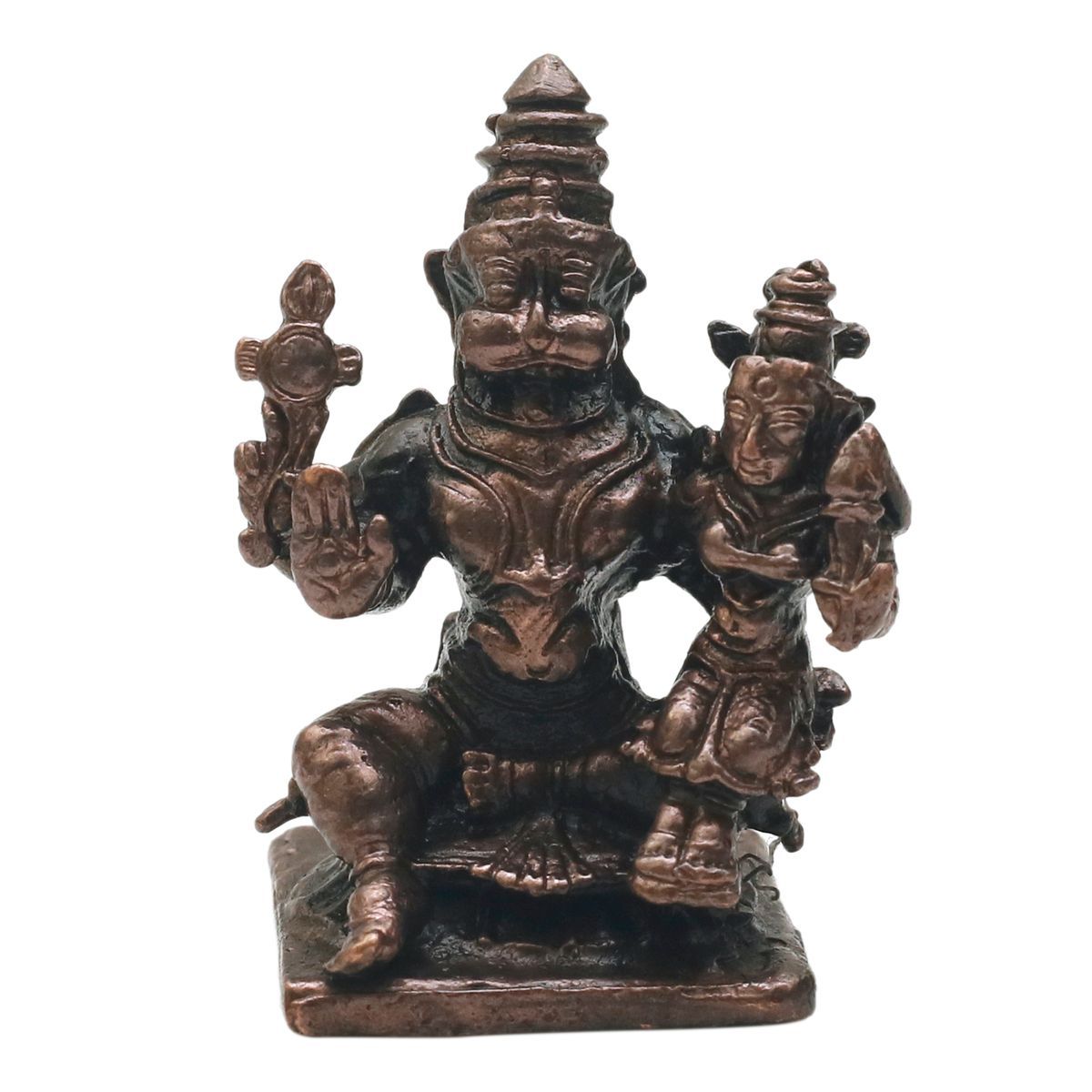COPPER LAKSHMI NARASHIMHA IDOL