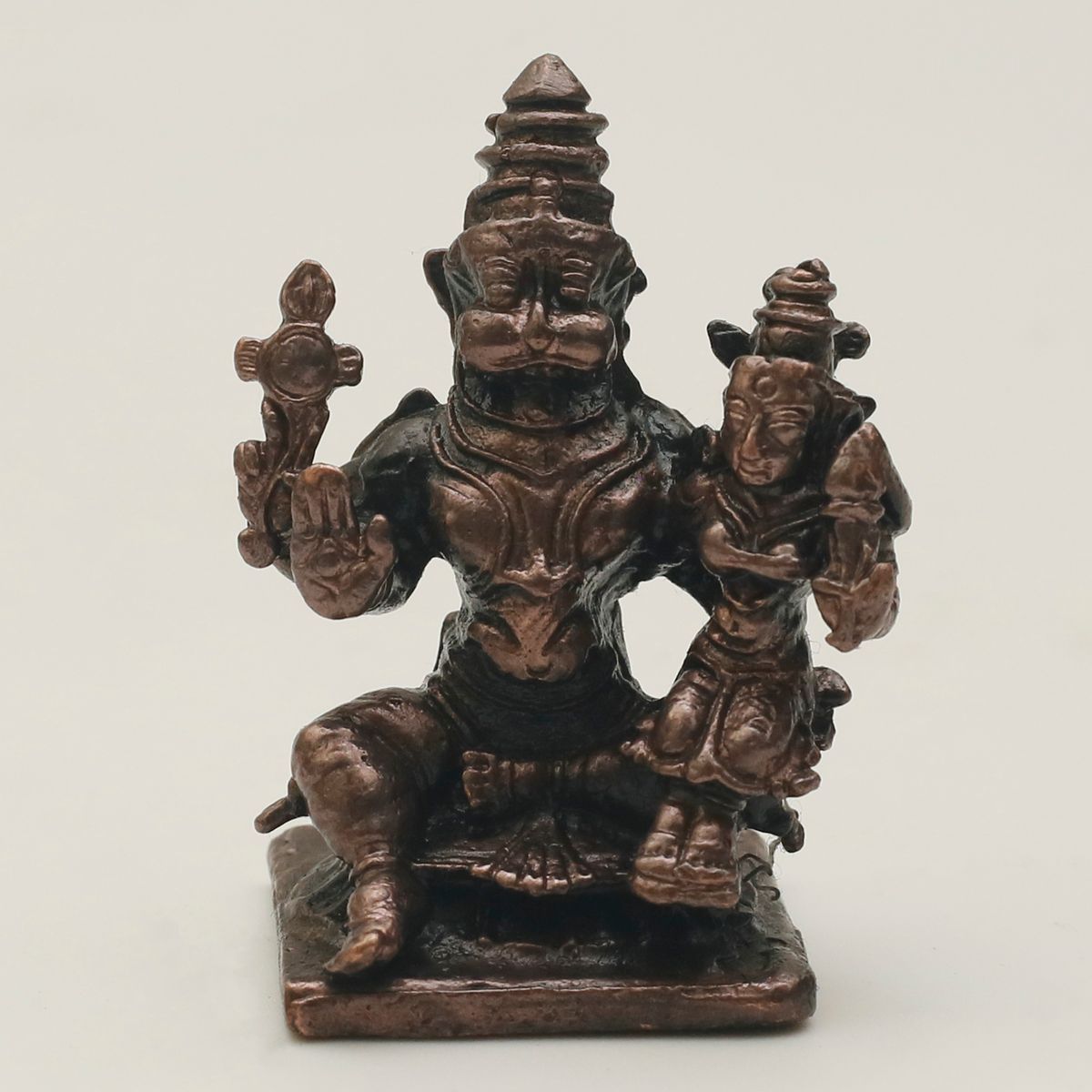 COPPER LAKSHMI NARASHIMHA IDOL