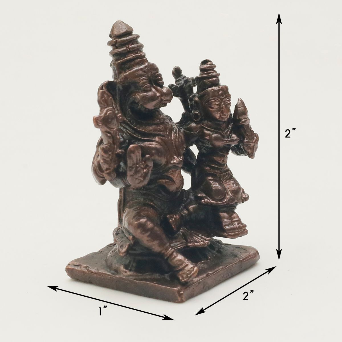 COPPER LAKSHMI NARASHIMHA IDOL