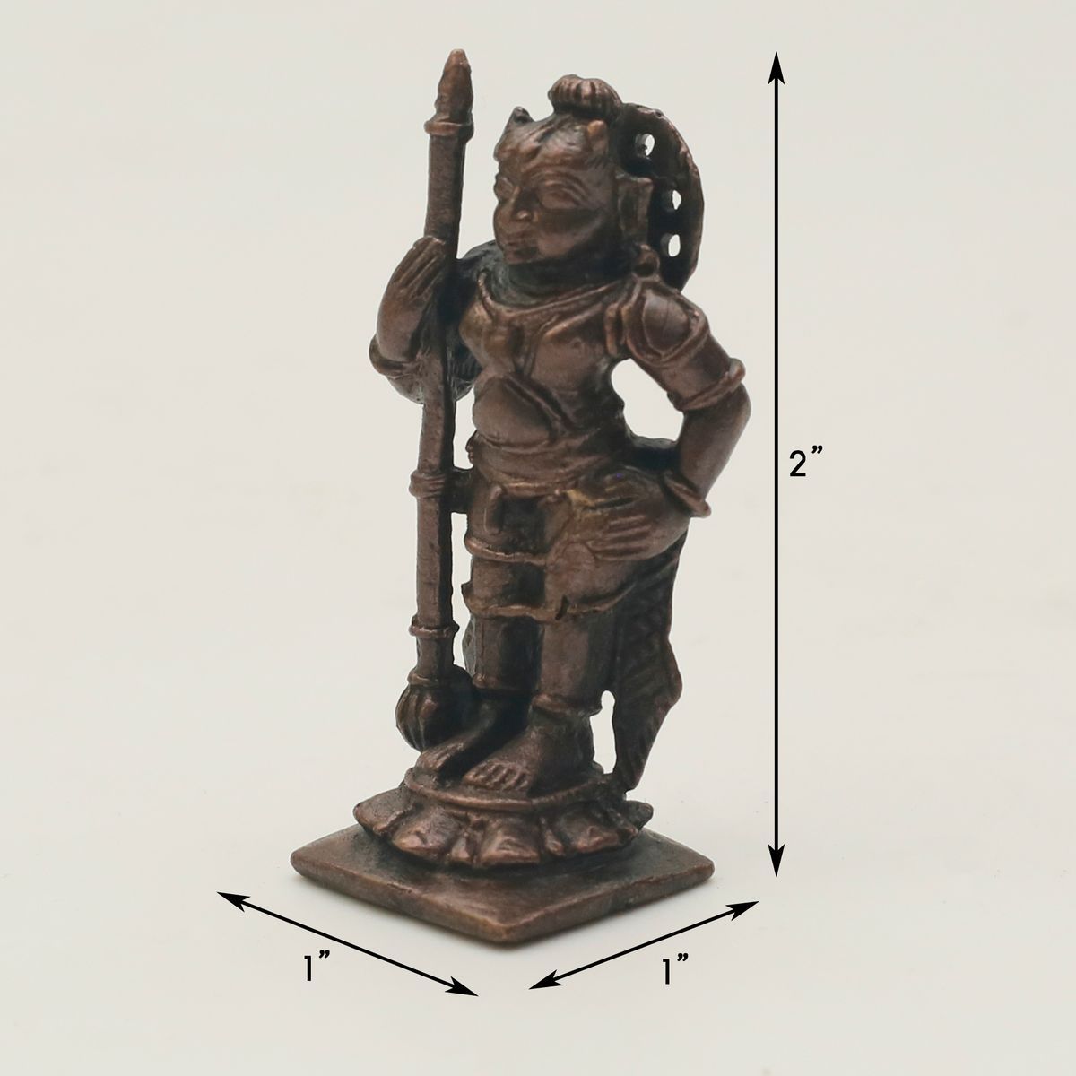 COPPER KRISHNA IDOL