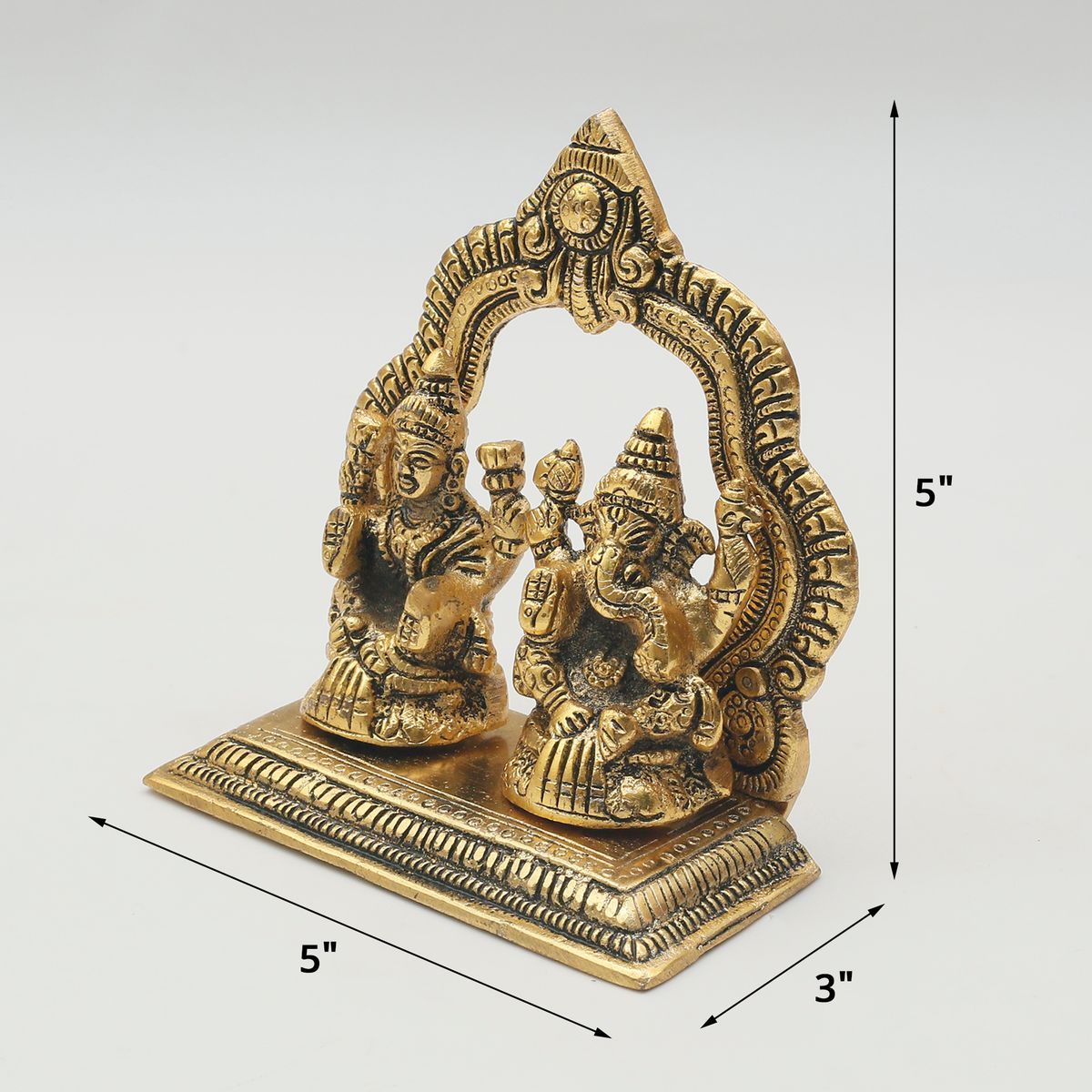 LAKSHMI GANESHA WITH PRABHAVALI