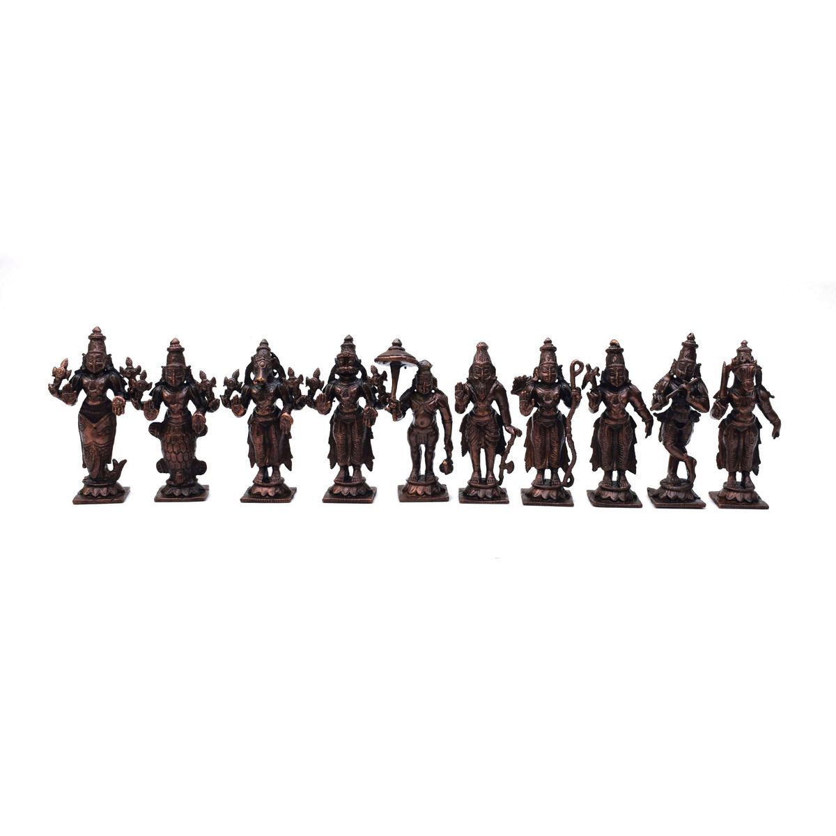 COPPER DASAVATHARAM IDOL