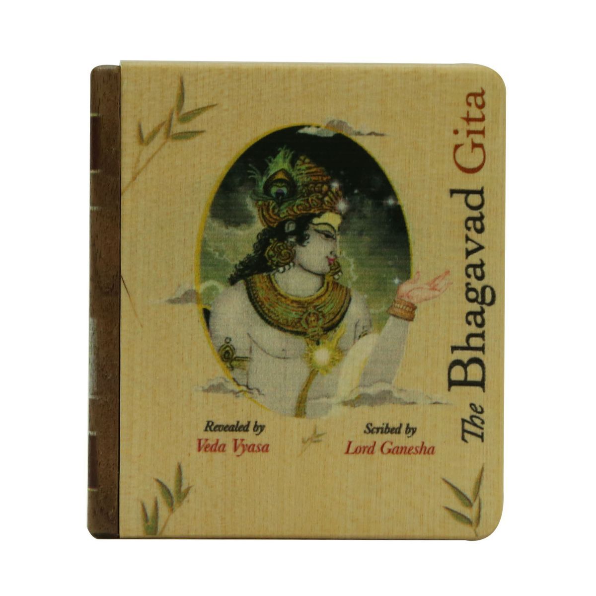 THE BHAGAVAD GITA ENGLISH BOOK WITH WOODEN BOX