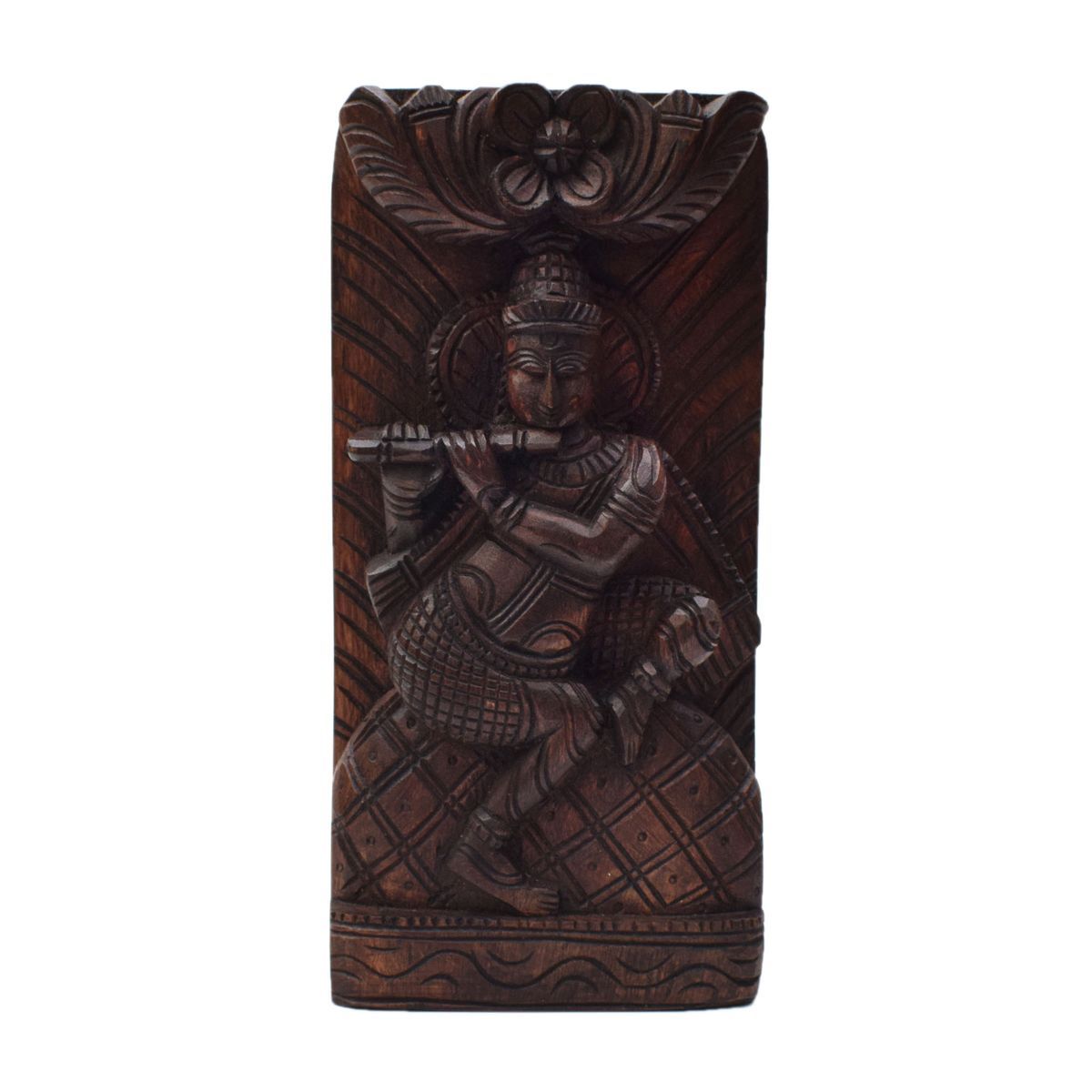 VAAGAI WOOD KRISHNA WALL HANGING