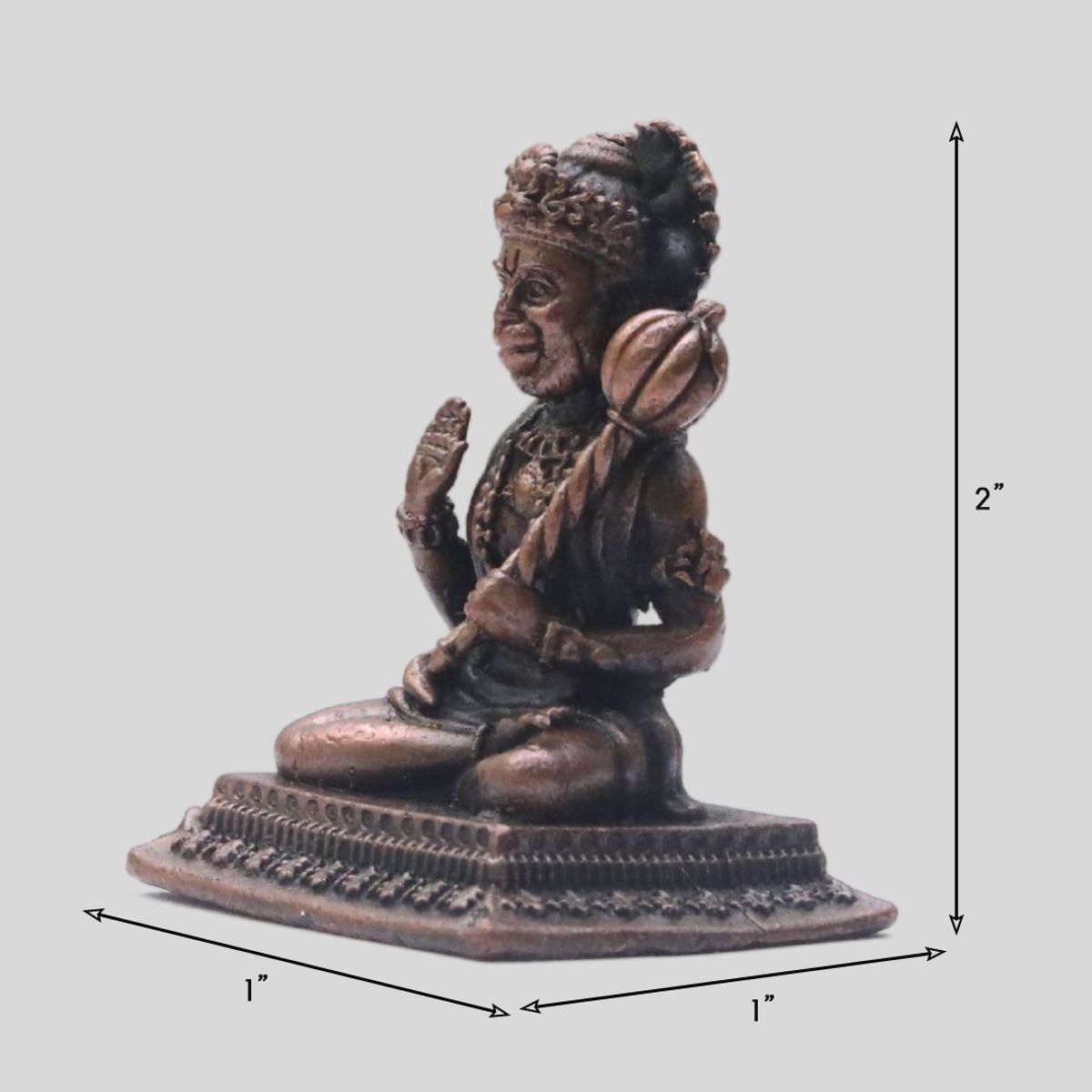 COPPER HANUMAN IDOL