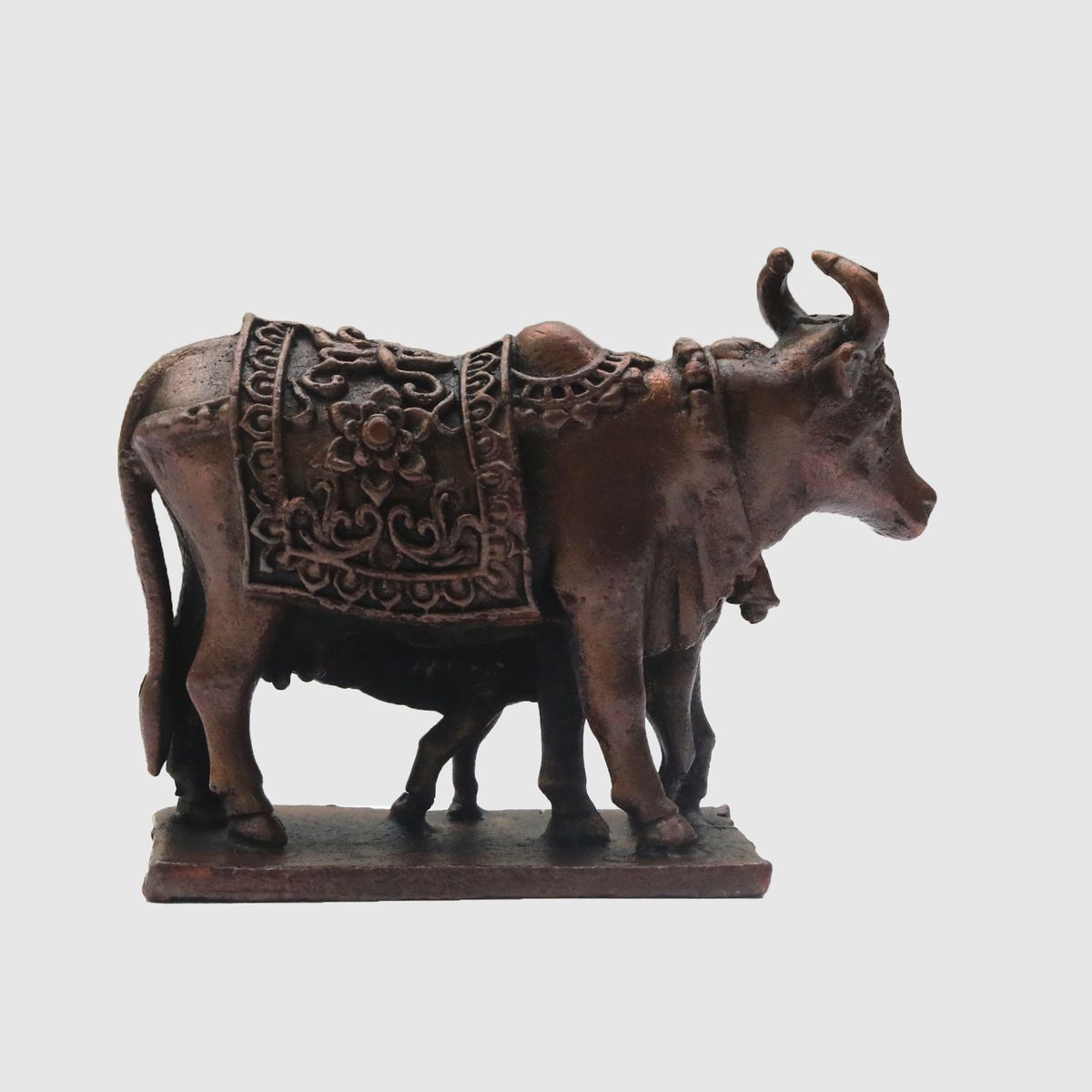 COPPER COW AND CALF