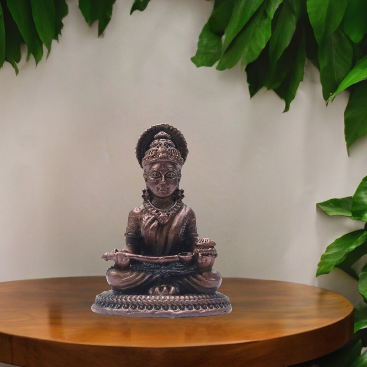 COPPER ANNAPOORNESHWARI IDOL