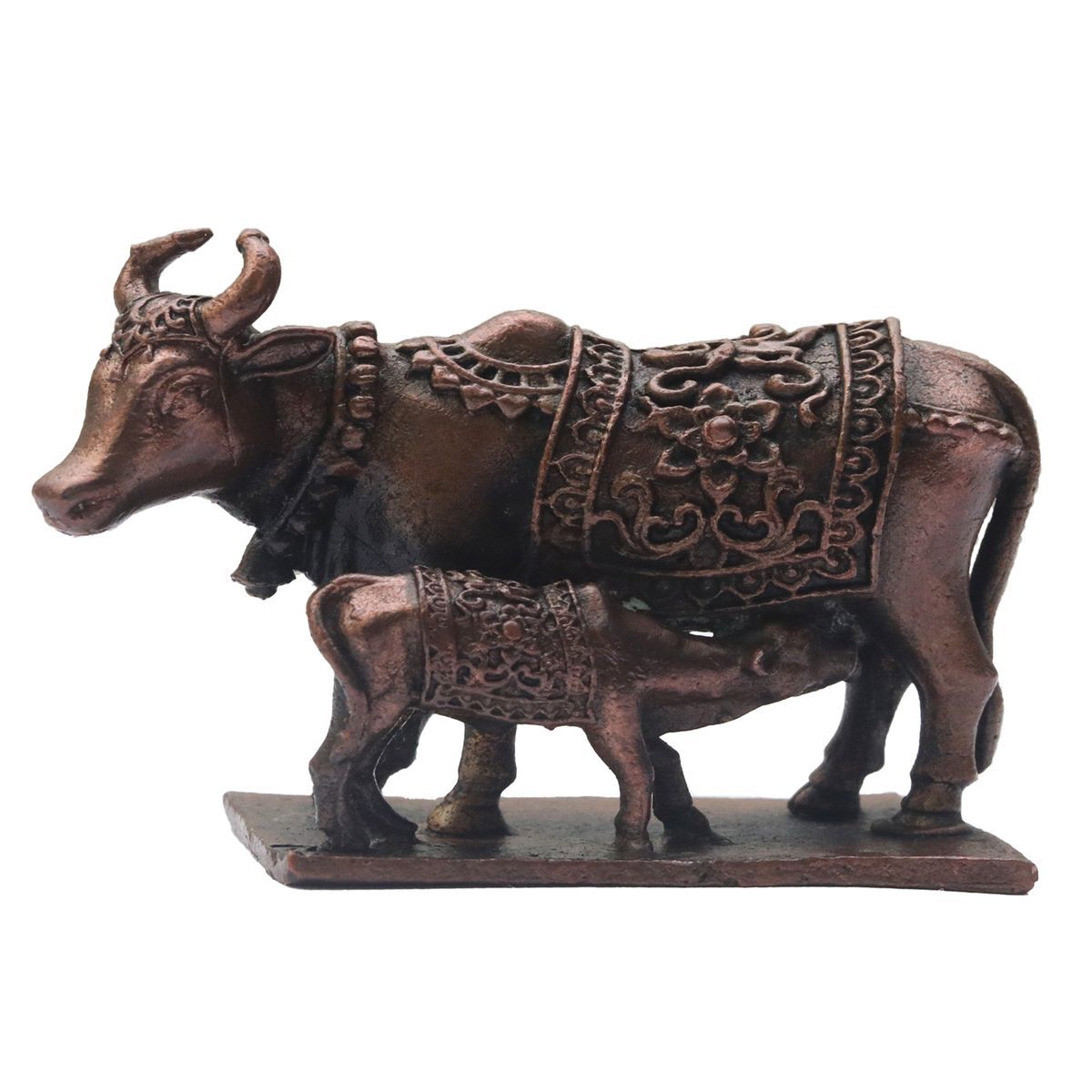 COPPER COW AND CALF