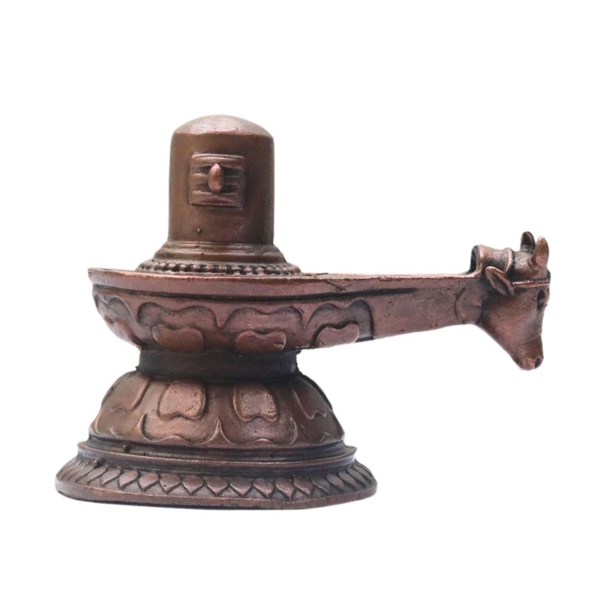 COPPER SHIVA LINGAM IDOL
