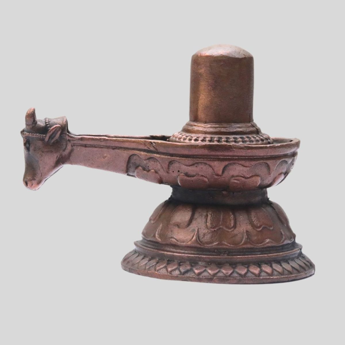 COPPER SHIVA LINGAM IDOL