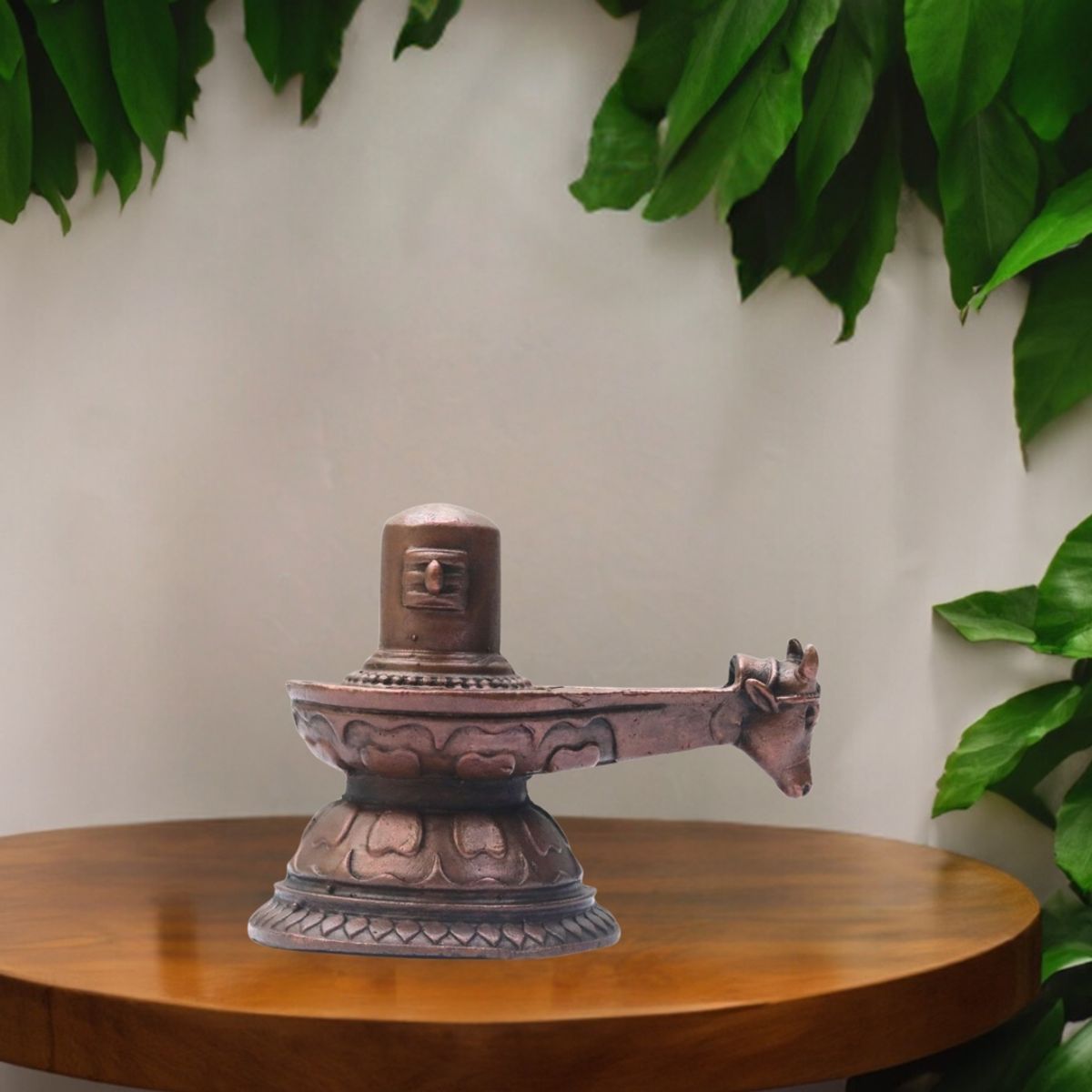COPPER SHIVA LINGAM IDOL