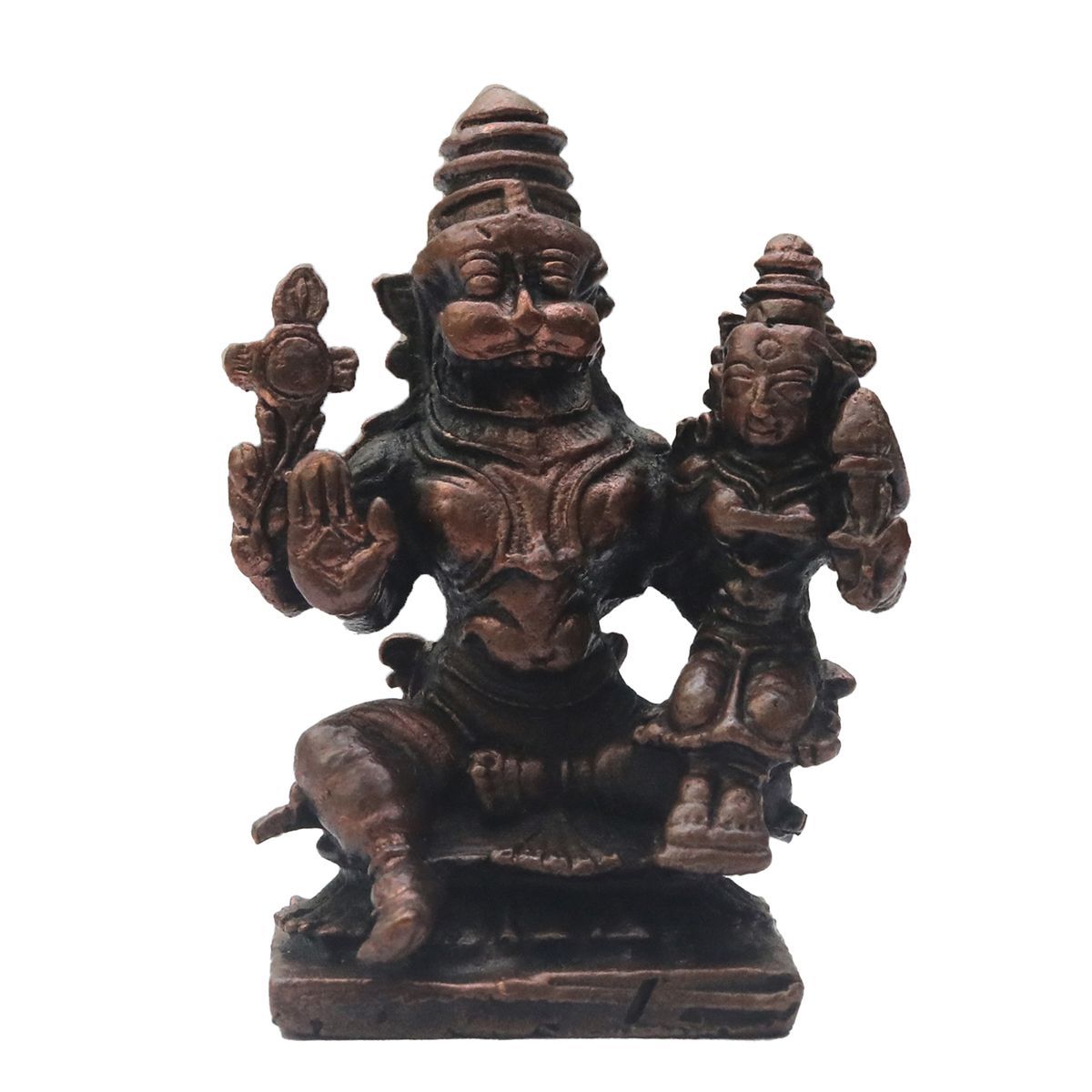 COPPER LAKSHMI NARASIMHA IDOL