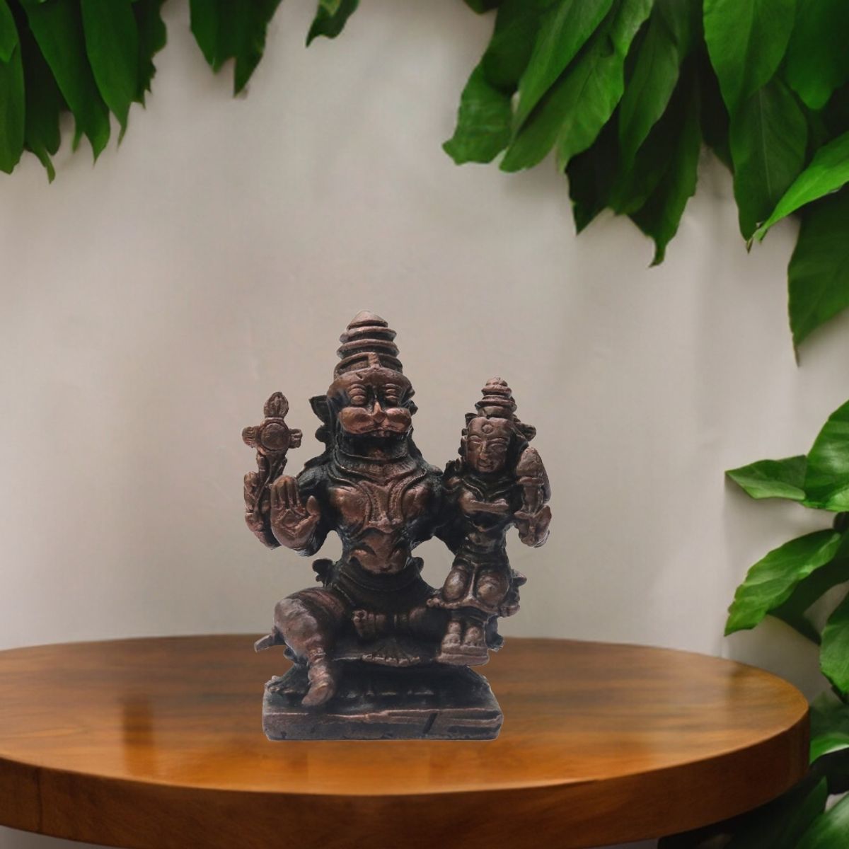 COPPER LAKSHMI NARASIMHA IDOL