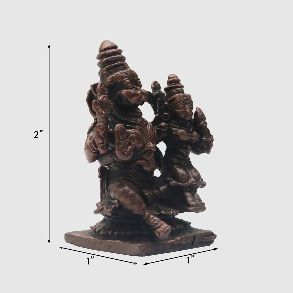 COPPER LAKSHMI NARASIMHA IDOL