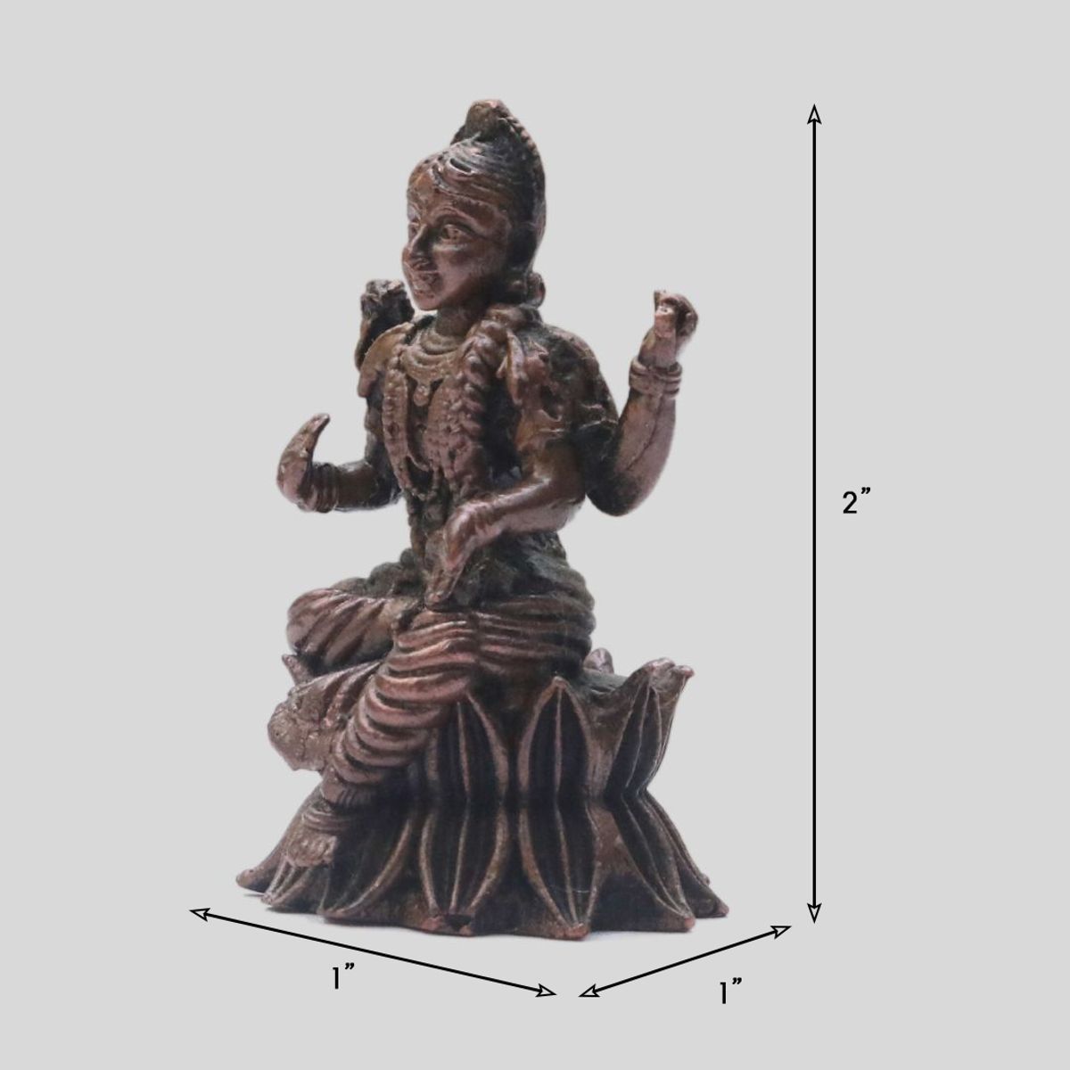 COPPER SHARADHA DEVI IDOL