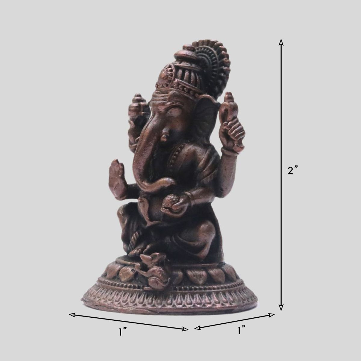 COPPER GANESHA IDOL