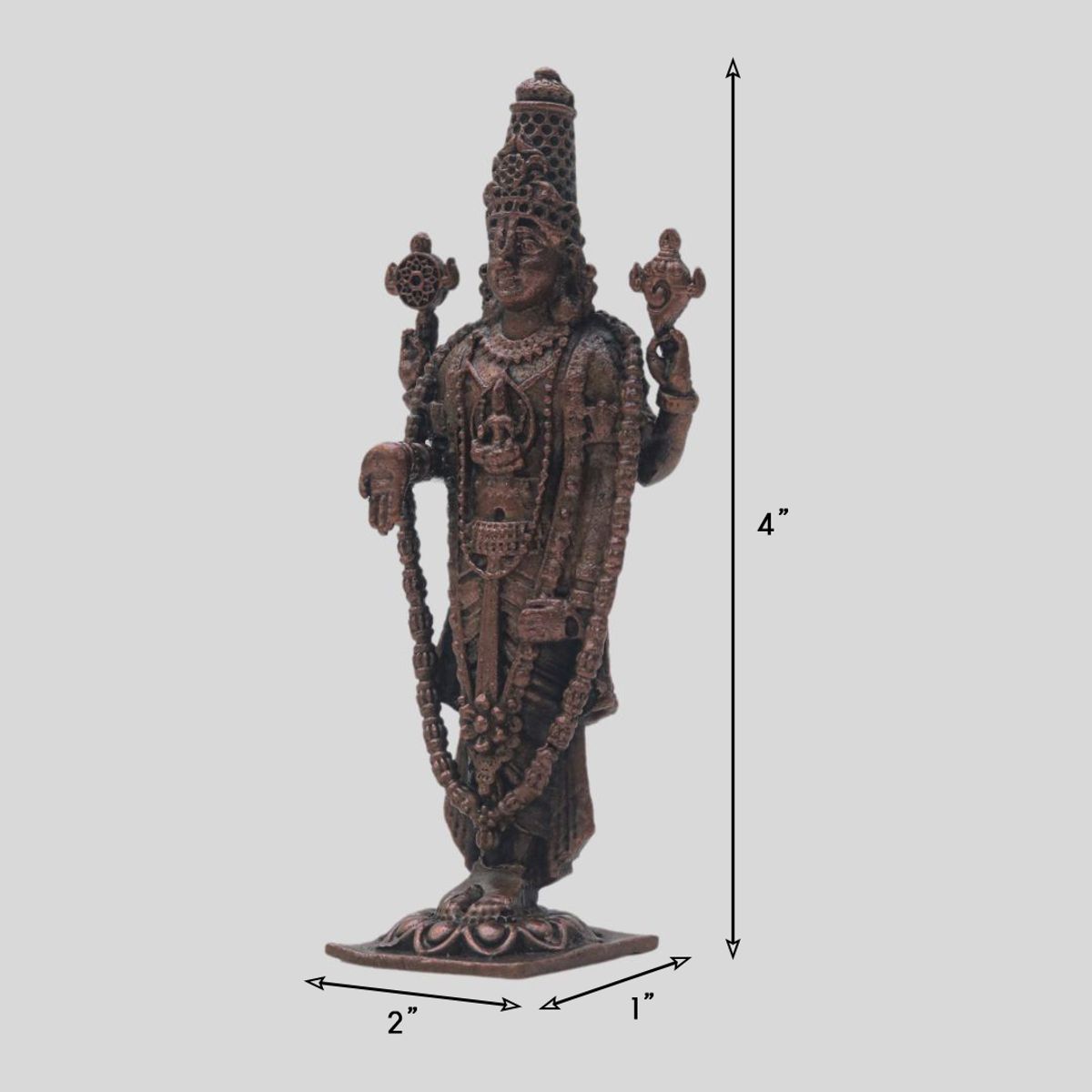 COPPER BALAJI IDOL