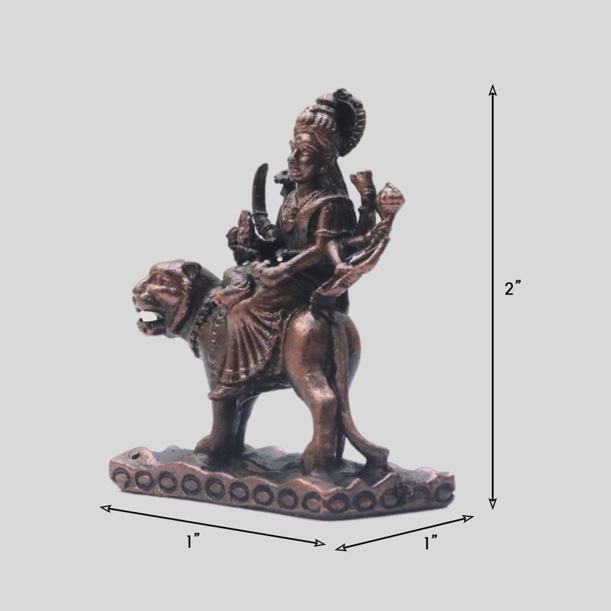 COPPER DURGA IDOL
