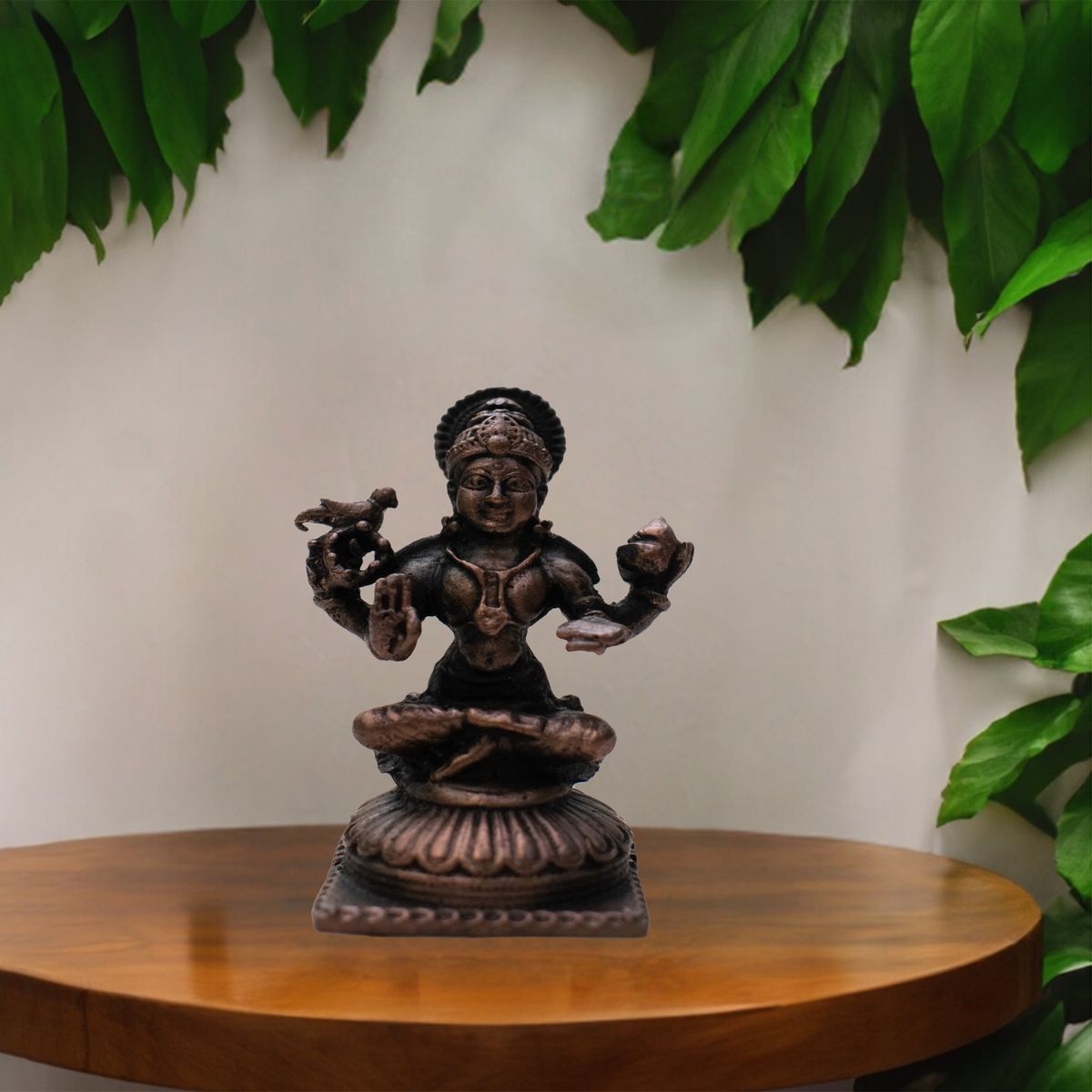 COPPER SHARADHA DEVI IDOL