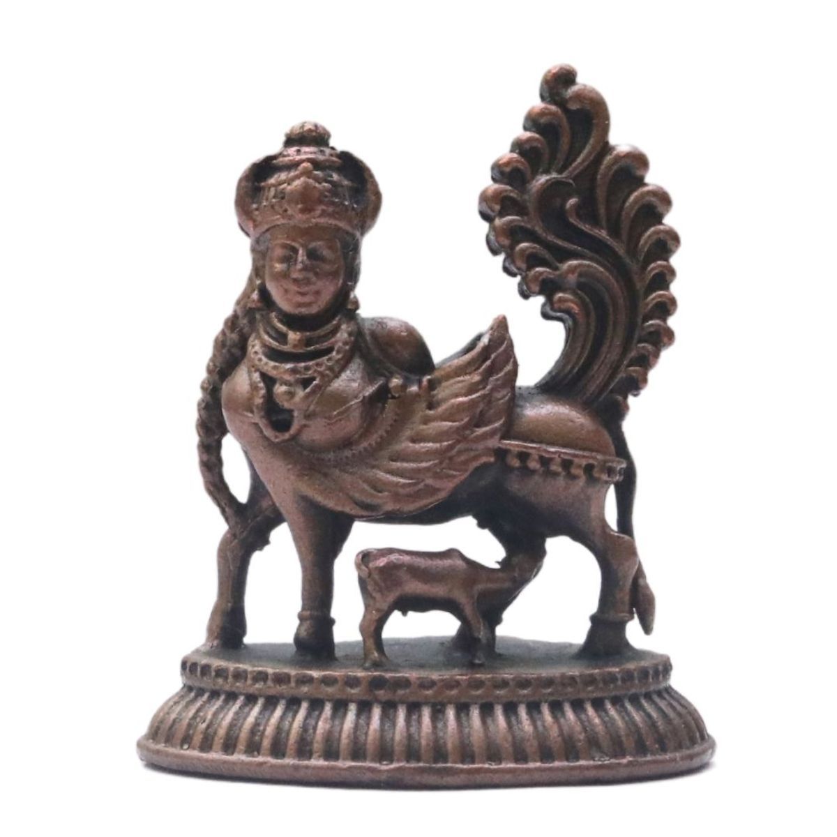 COPPER KAMADHENU IDOL
