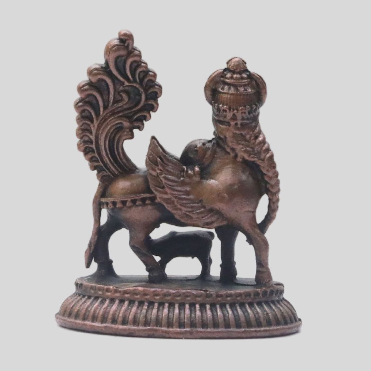 COPPER KAMADHENU IDOL