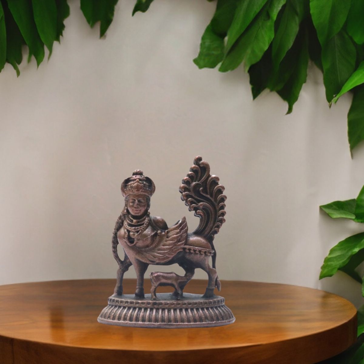 COPPER KAMADHENU IDOL