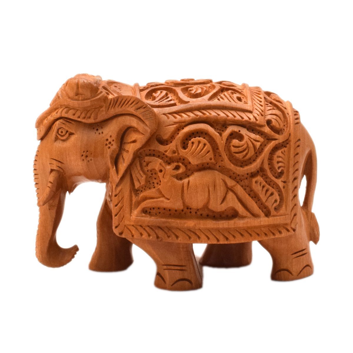 WHITE WOOD SIKAR ELEPHANT