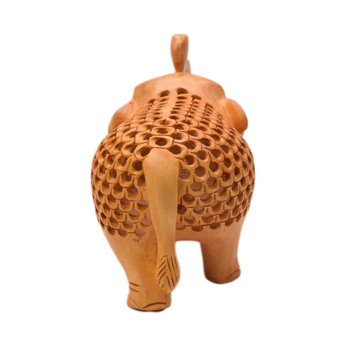 WHITE WOOD JALI ELEPHANT