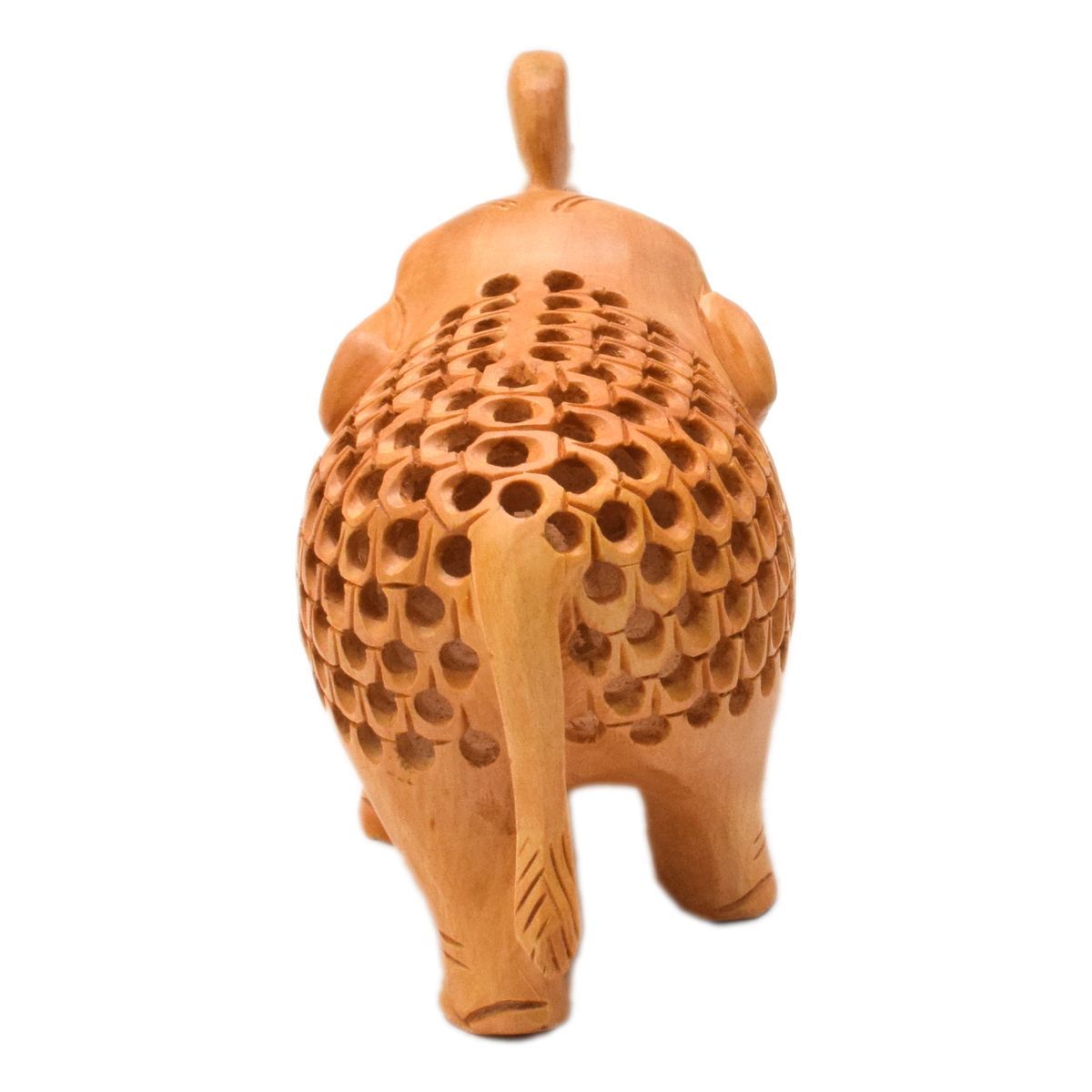 WHITE WOOD JALI ELEPHANT