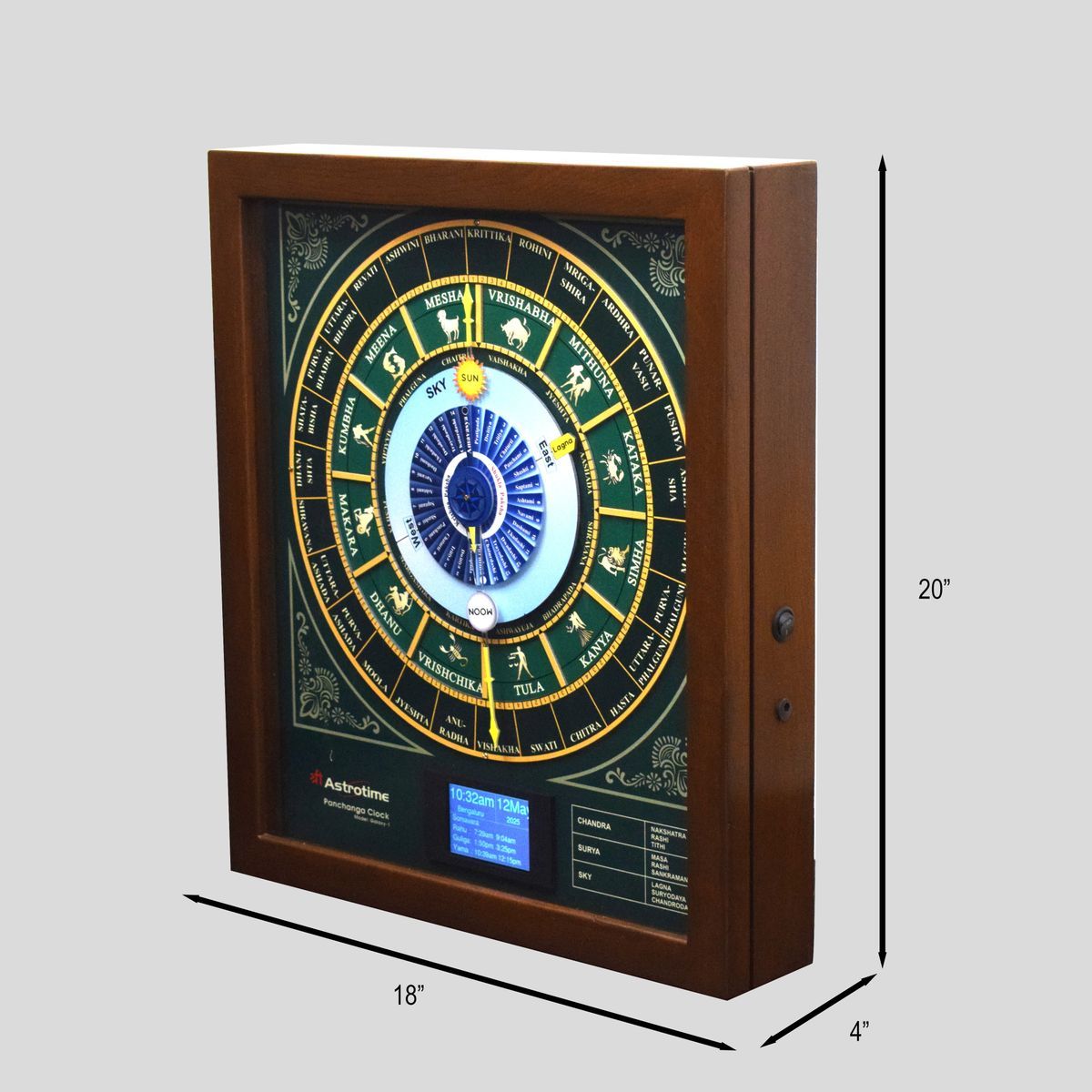 DIGITAL ASTROLOGY PANCHANGA CLOCK IN ENGLISH