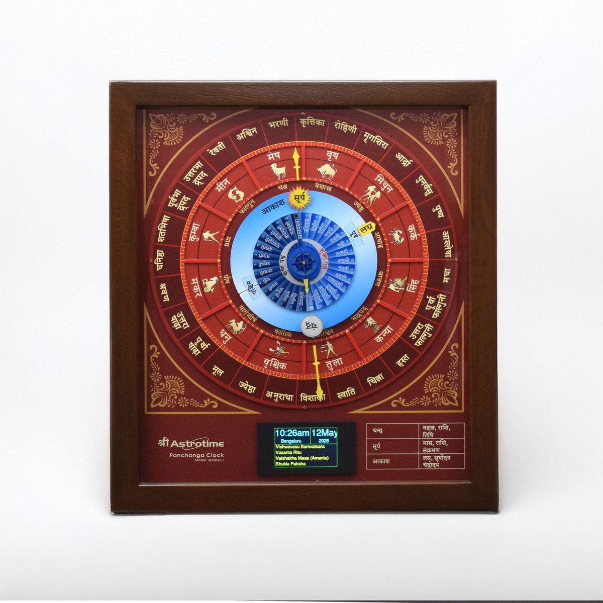 DIGITAL ASTROLOGY PANCHANGA CLOCK IN HINDI