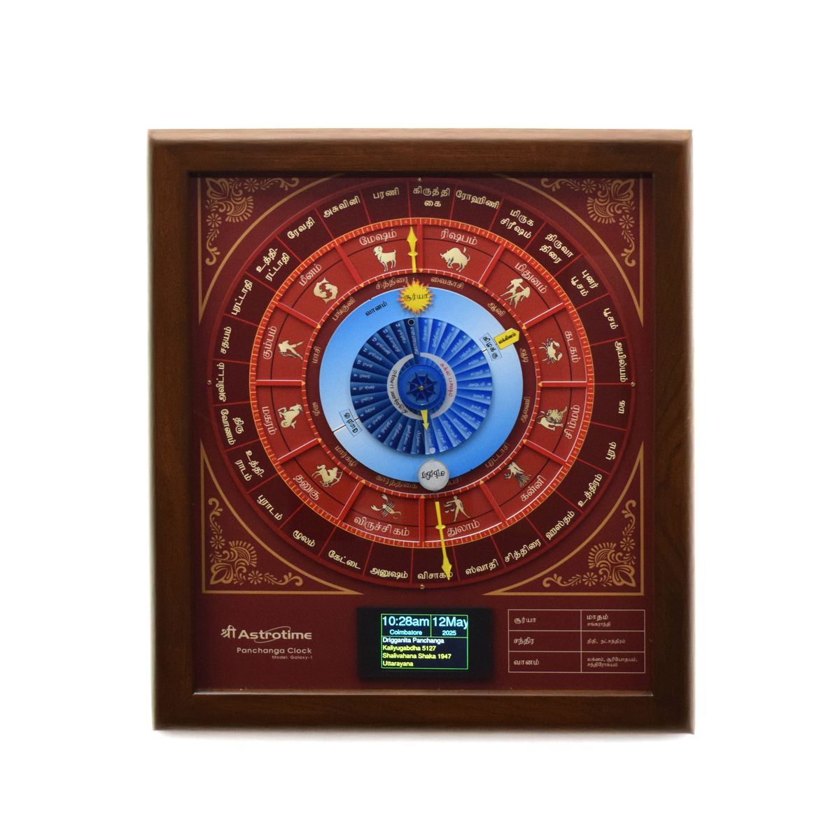 DIGITAL ASTROLOGY PANCHANGA CLOCK IN TAMIL